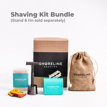 Load image into Gallery viewer, Shaving Kit - Matte Black Reusable Safety Razor