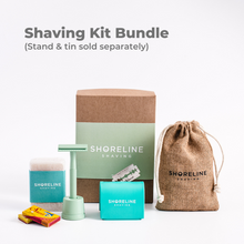 Load image into Gallery viewer, Shaving Kit - Mint Green Reusable Safety Razor
