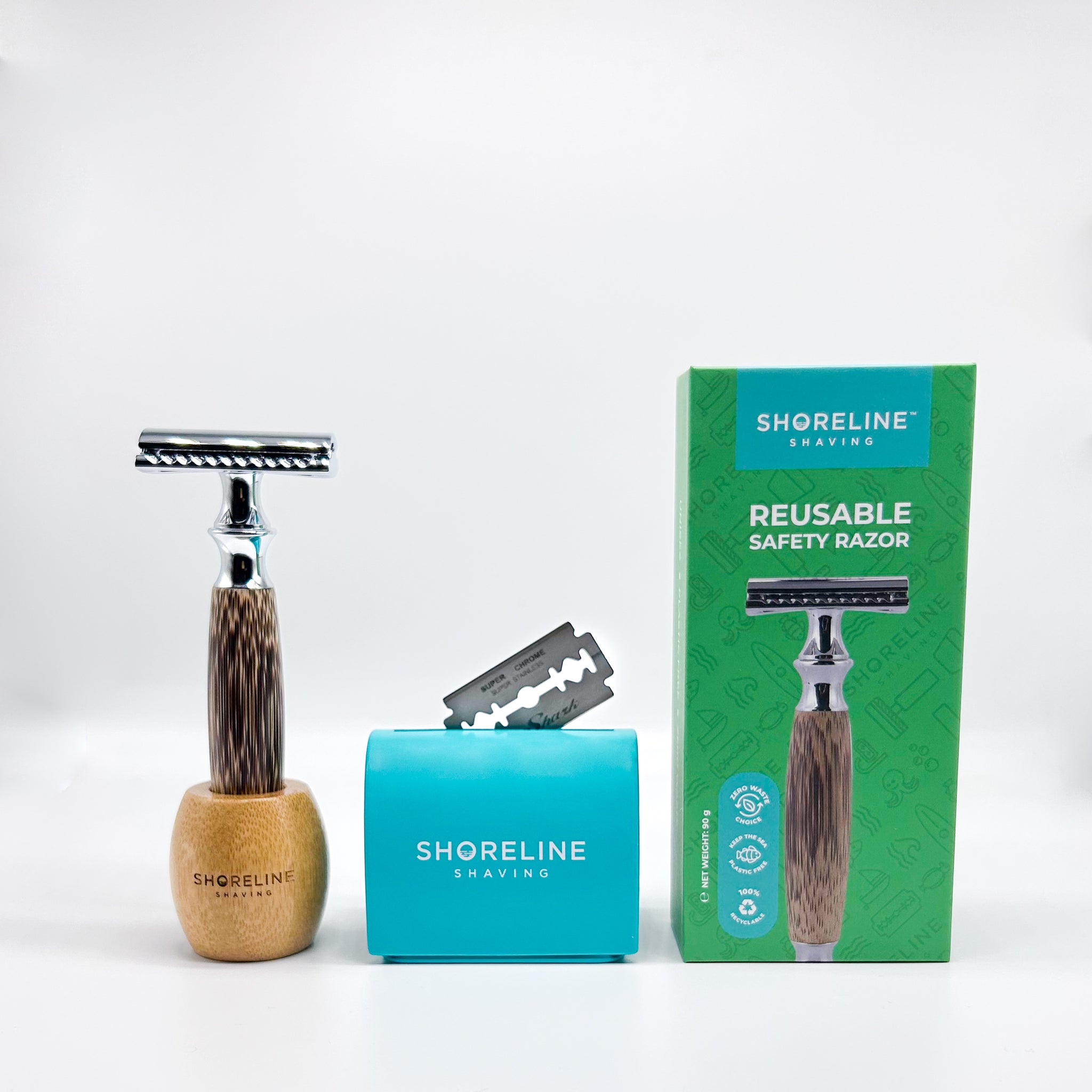 Safe Razor Set Safety Razor Gift Set for Men & Women | Shoreline Shaving UK