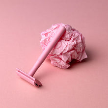 Load image into Gallery viewer, Pastel pink reusable safety razor - Shoreline Shaving
