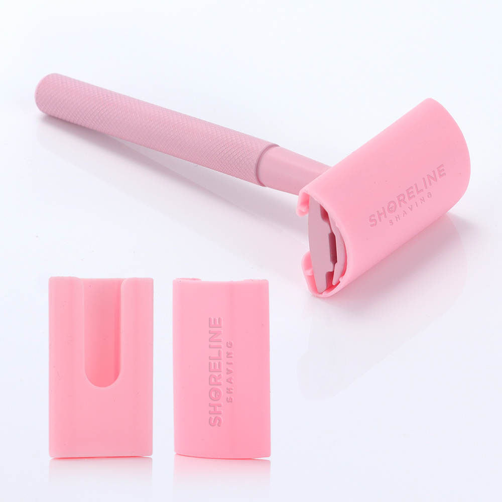 Japanese Razor Pink Razor Head Protectors | Safety Razor Accessories