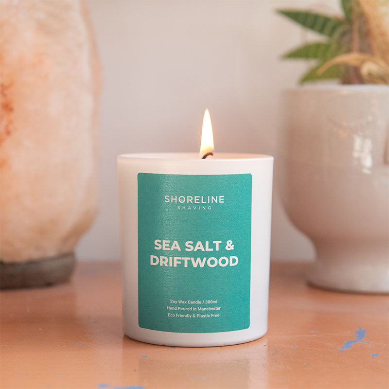 Sea Salt & Driftwood Natural Soy Wax Candle