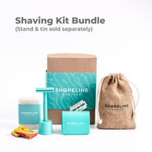 Load image into Gallery viewer, Shaving Kit - Signature Teal Reusable Safety Razor
